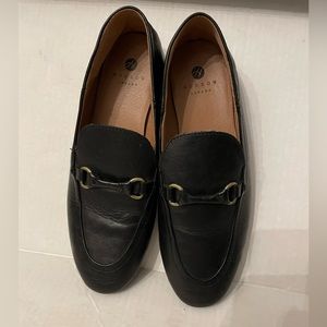 Hudson jeans London Women's Arianna Leather Loafers - Black EU 38 US 7